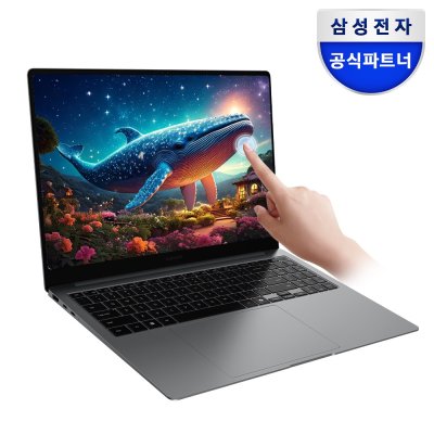 삼성전자 갤럭시북5 프로 NT960XHA-K52A 인텔 울트라5 16인치 고해상도 AI 코파일럿+ 윈도우11 터치스크린 직장인 대학생 노트북