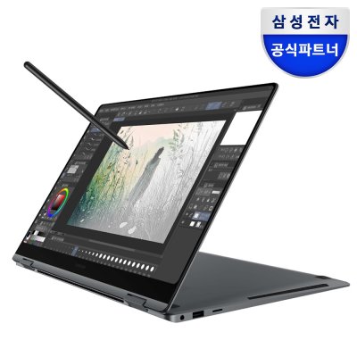 삼성전자 갤럭시북5 프로 360 NT960QHA-K71A 인텔 울트라7 고해상도 16인치 AI 코파일럿+ S펜 드로잉 2in1 노트북, 갤럭시북5 프로 360, WIN11 Home, 16GB, 2TB, 그레이