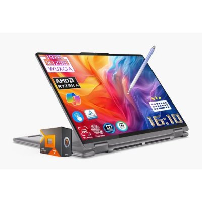 레노버 요가 7 투인원 AI 노트북 16인치 1920x1200 터치스크린 AMD 라이젠 8840HS비트 i7-12700H 코파일럿 백라이트 KB FP Win11 WStylus