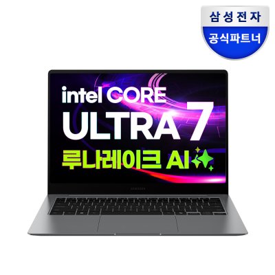 삼성전자 갤럭시북5 프로 NT940XHA-K71AR 인텔 울트라7 AI 셀렉트 터치스크린 사무용 고사양 영상편집 대학생 윈도우11 노트북