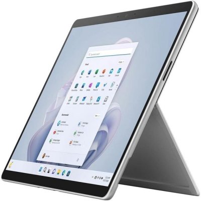 마이크로소프트 서페이스 Pro 9 태블릿 - 13인치 SQ3-8GB RAM 256GB SSD Windows 11 5G 플래티넘 2880 x 1920 PixelSense 디스플레
