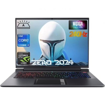 썬더로봇 제로 16 i9 게이밍 노트북, 16인치 WQXGA 240Hz 2.5K 디스페이, 인텔 코어 i9-14900HX, 엔비디아 지포스 4080, 32GB DDR5 RAM,